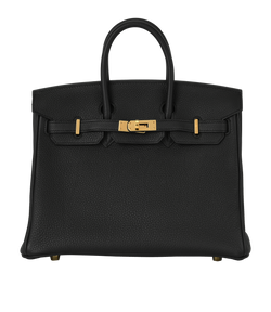 Birkin 25 In Clemence Black, B (2023), DB, 3*